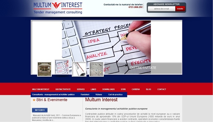 Site de prezentare, consultanta in managementul public - Multumi Interest - layout site.jpg